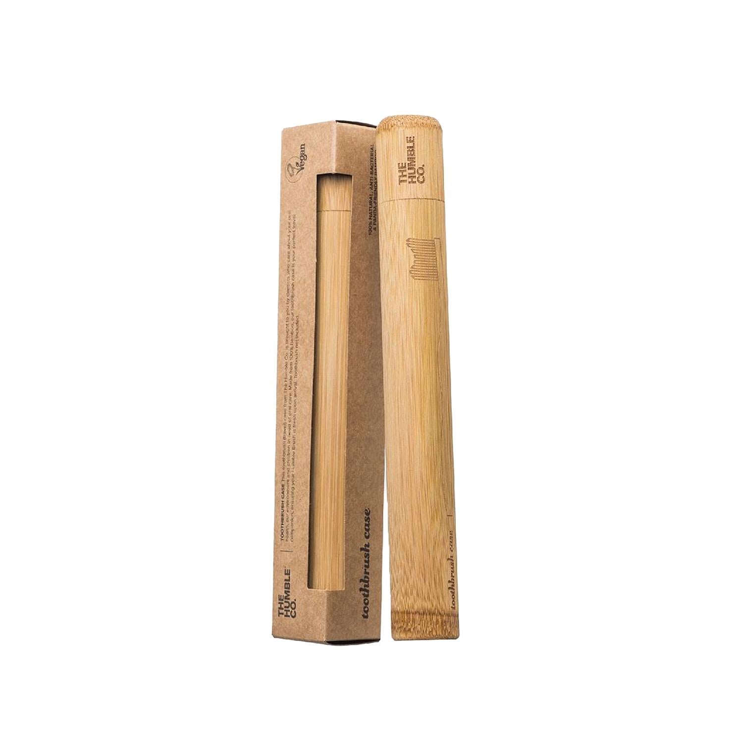Humble Brush Bamboo Toothbrush Holder for Adults - Eco-Friendly Bathroom Accessory