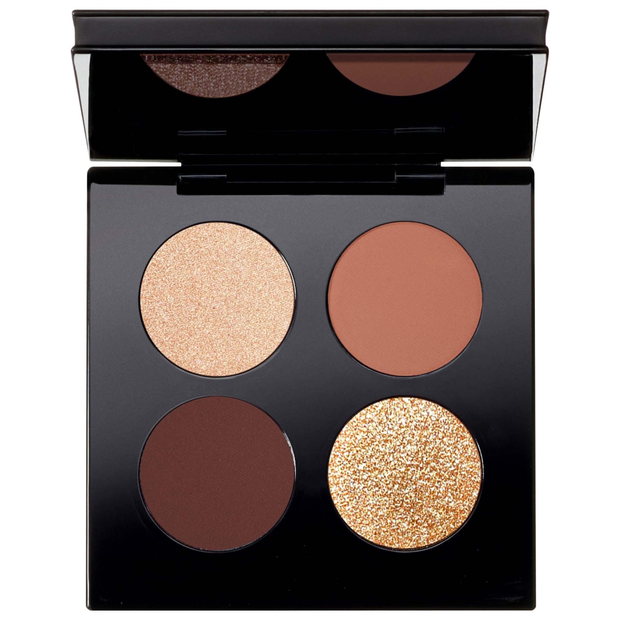 Divine Bronze Luxe Eyeshadow Palette: Venusian Sunrise - 4 Cruelty-Free Shades for Long-Lasting Eye Looks