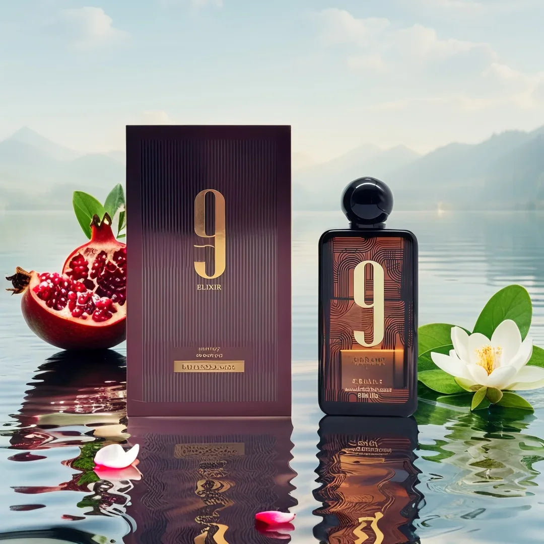 Brown 9PM Elixir Unisex Extrait de Parfum, 3.4 Fl. Oz Long-lasting fragrance suitable for everyday use Valentine's Day gifts