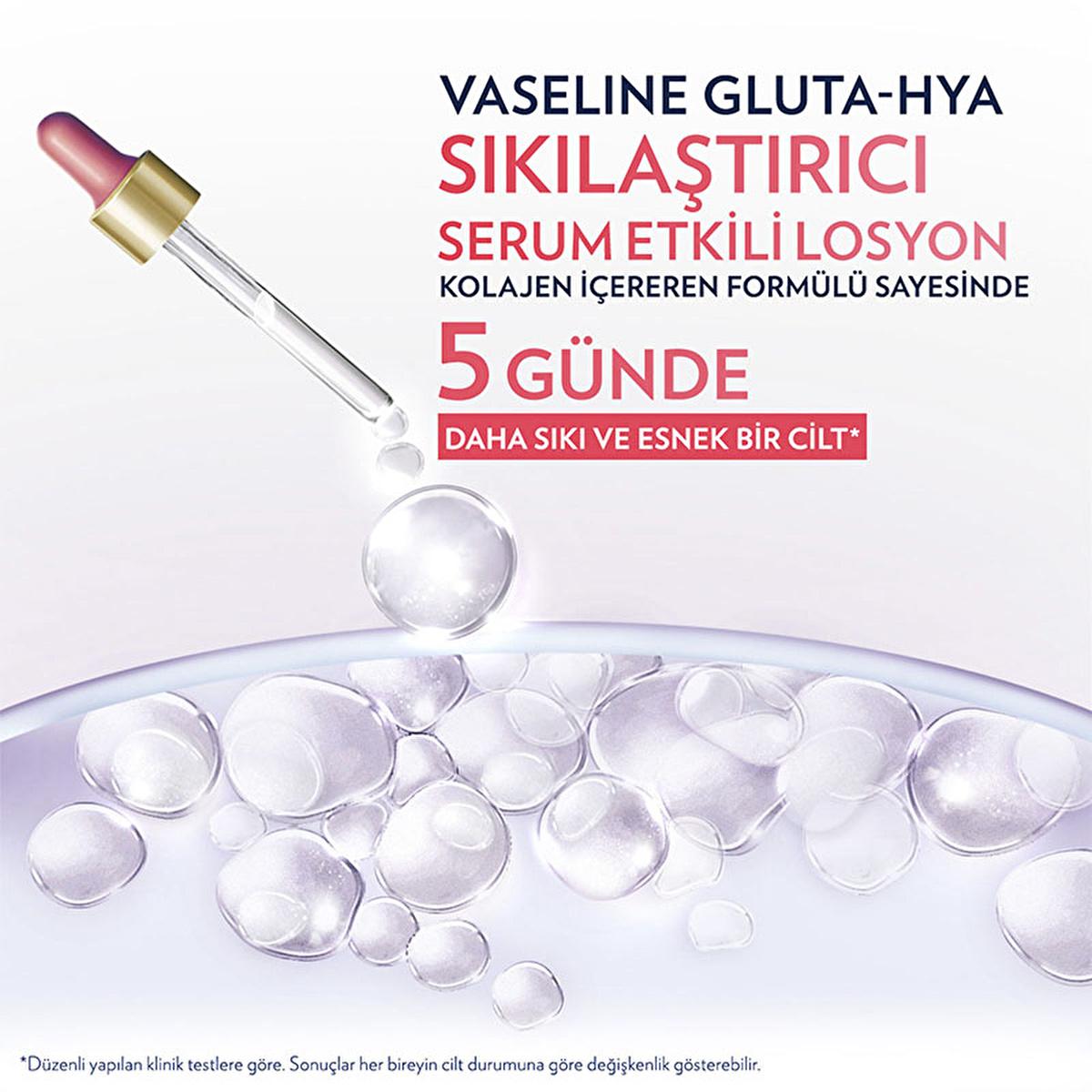 Vaseline Gluta-Hya Firming Body Lotion: Hyaluronic Acid & Collagen for Radiant, Firmer Skin - Intense Hydration, Anti-Aging, Non-Greasy Formula