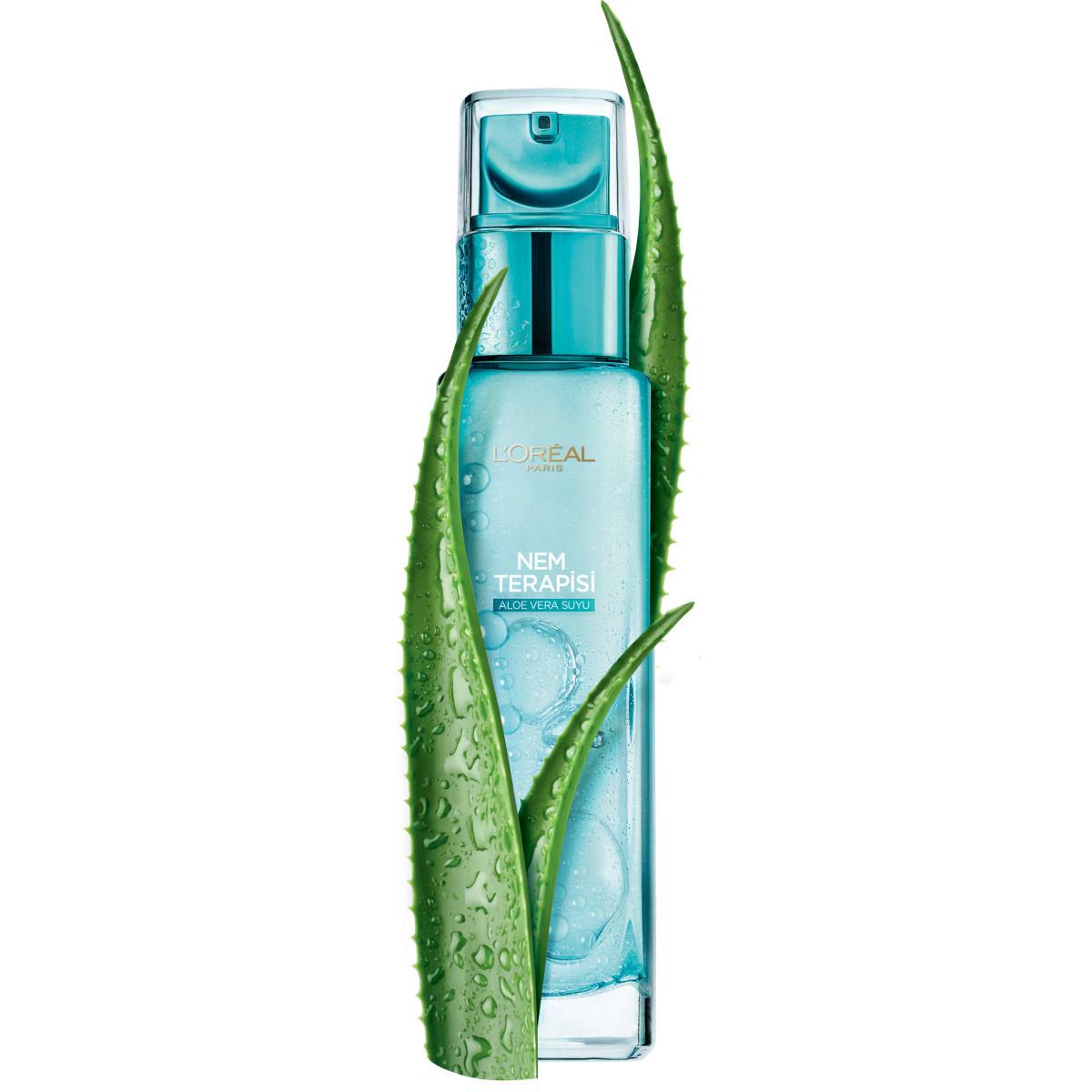 L'Oreal Paris Nem Terapisi Aloe Vera Face Moisturizer for Dry & Sensitive Skin - 2.37 fl oz
