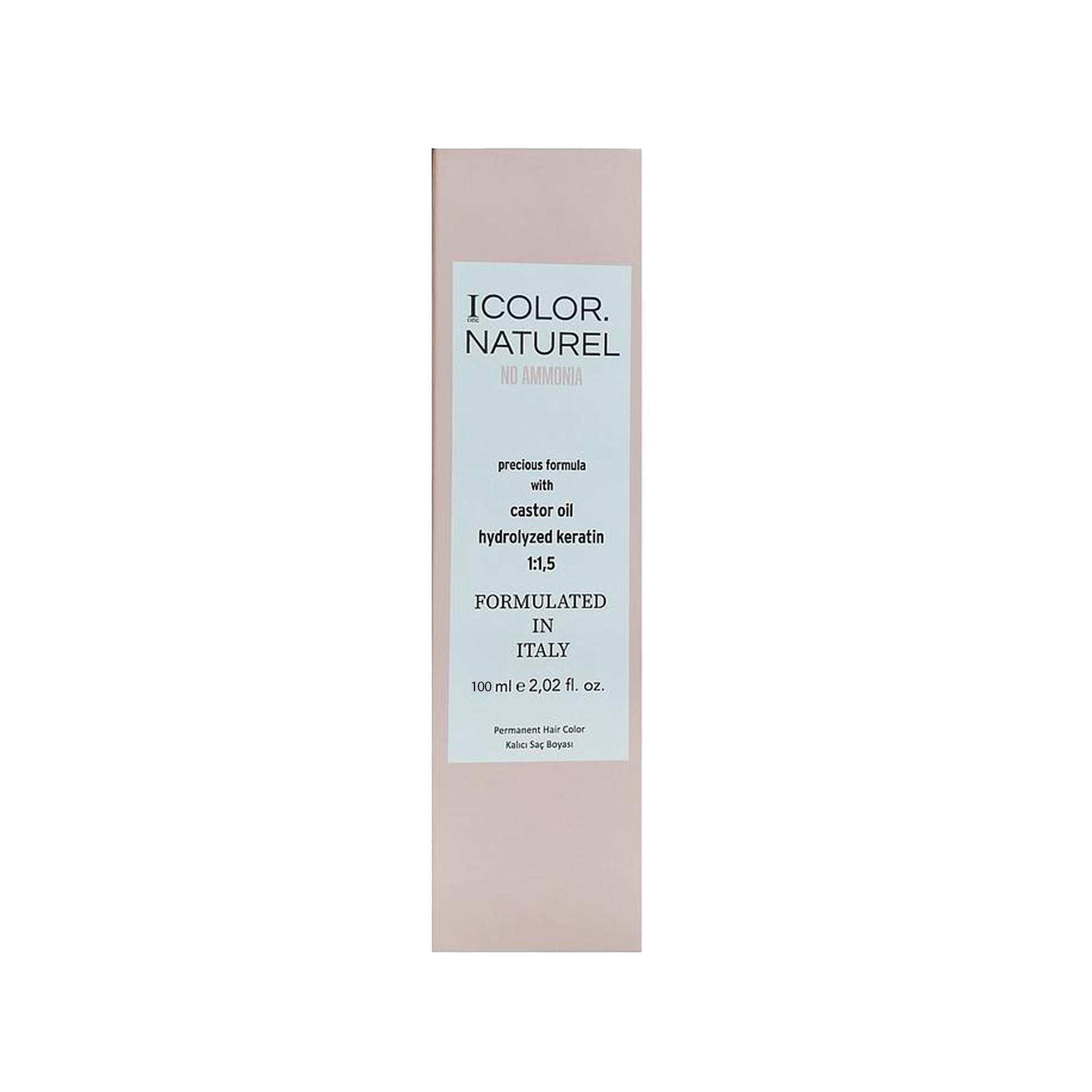 Color Naturel Ammonia-Free Permanent Hair Dye 100ml - Gentle, Long-Lasting Color