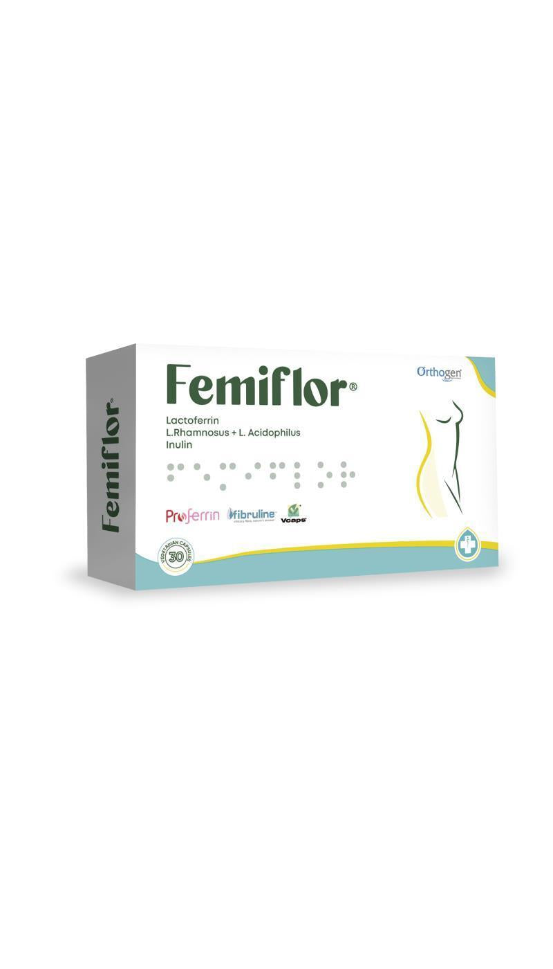 Femiflor Probiotic Supplement for Gut Health Support - 30 Capsules