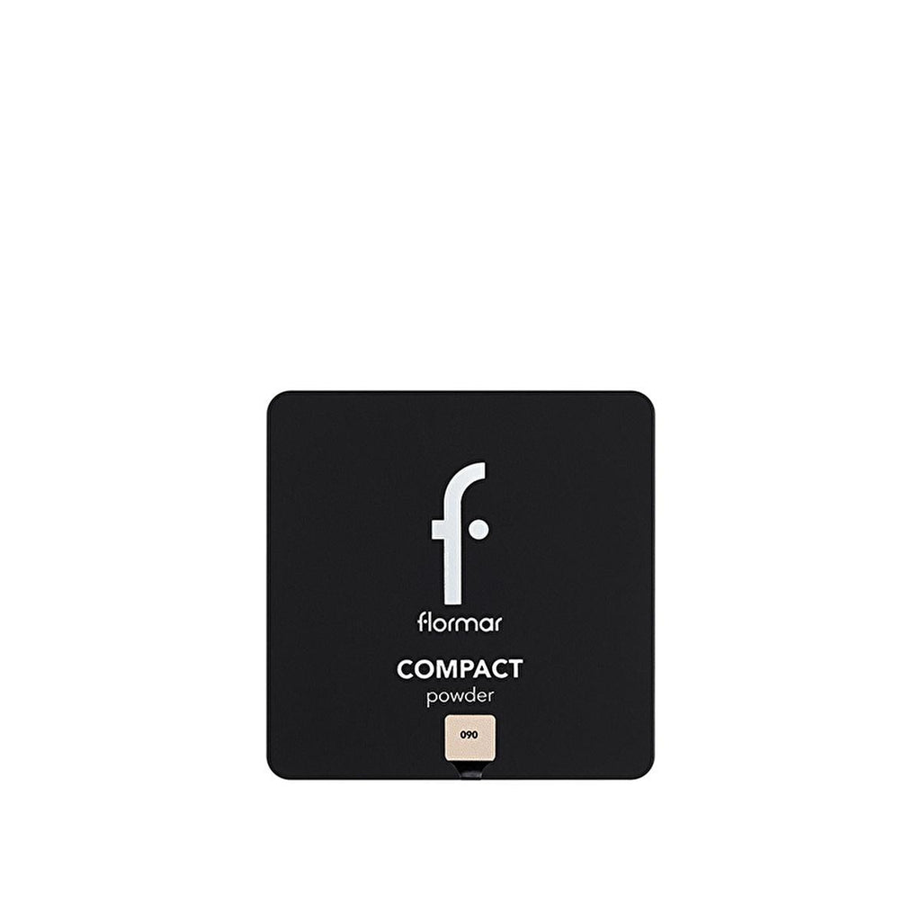 Flormar Compact Powder 090 Medium Rose - Matte Finish, High Coverage Makeup