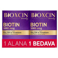 Bioxcin Biotin 5000 mcg - Hair, Skin & Nail Supplement | 60 Tablets | 2-Month Supply