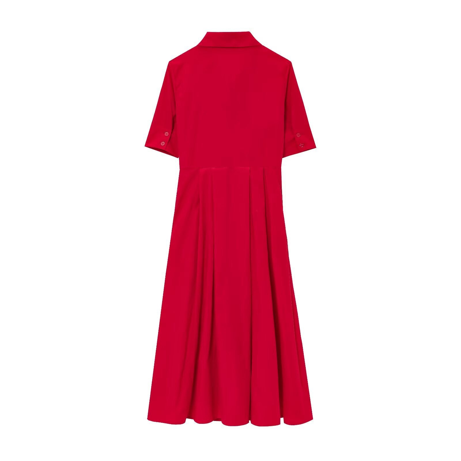 Women's Clothing Poplin Dress