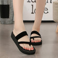 Women Summer Non-slip Platform Shoes Wedges High Heel Woman Outdoor Beach Slippers Sandals