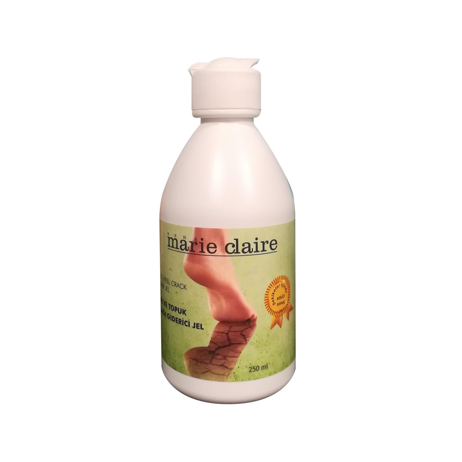 Marie Claire Foot Care Gel - Moisturizing Heel Crack & Callus Remover, 8.45 fl oz