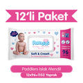 Paddlers Baby Wet Wipes - Soft, Gentle, and Convenient Hygiene Solution for Infants (96 x 12 Pack)