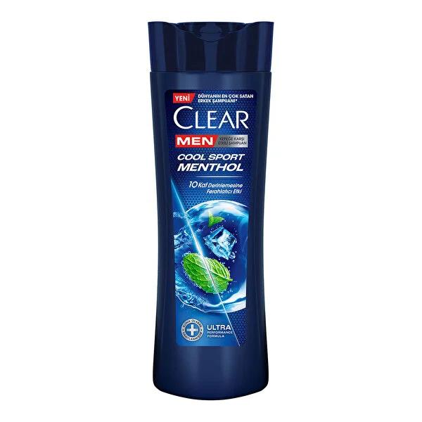 Clear Men Cool Sport Menthol Anti-Dandruff Shampoo for Men - 11.83 fl oz - Anti-Itch, Refreshing Scalp Care
