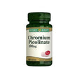 Natures Bounty Chromium Picolinate 200 Mcg Supplement - 100 Tablets, Gluten-Free, Lactose-Free, Supports Healthy Blood Sugar Levels