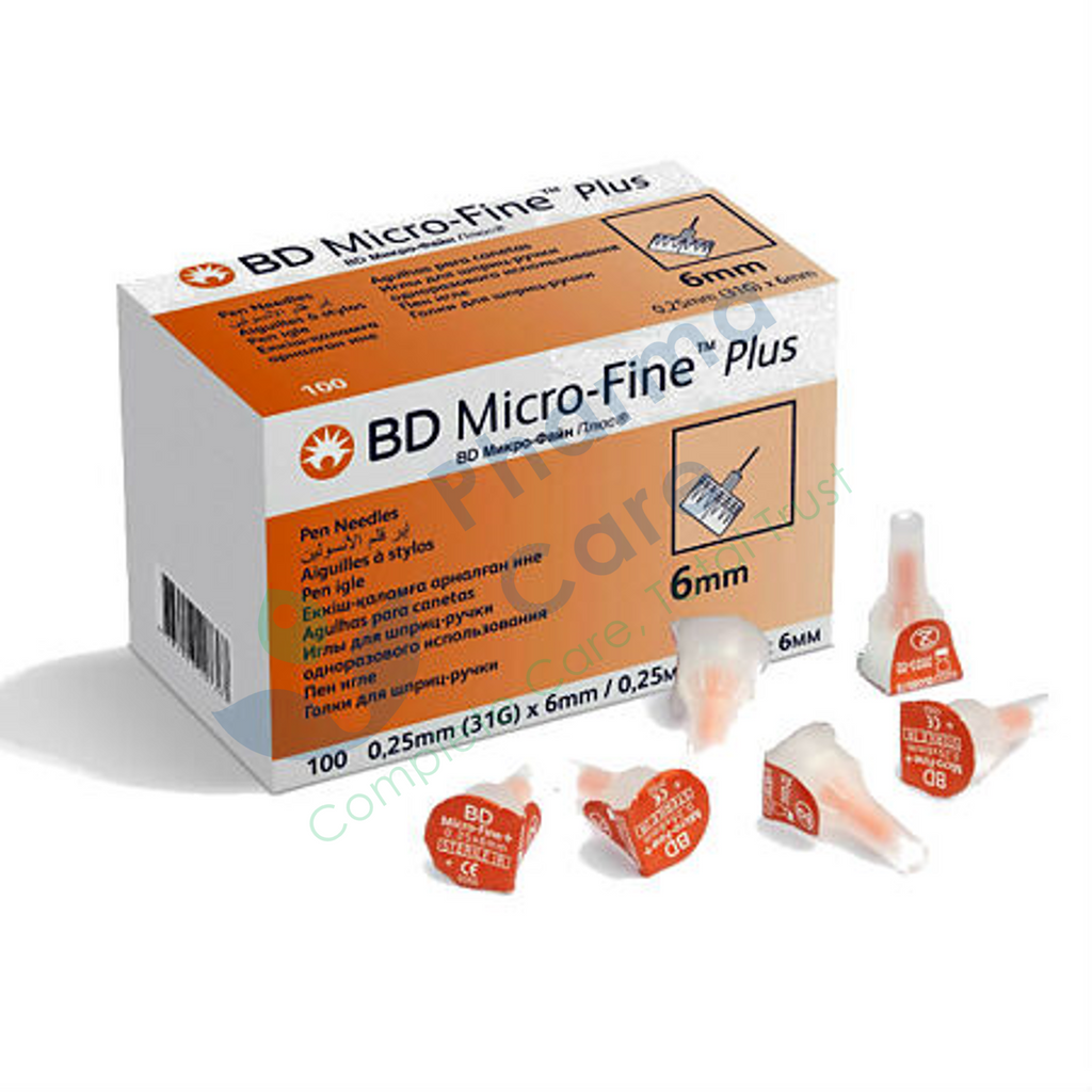 BD Micro-Fine Plus 6mm - 100 ct