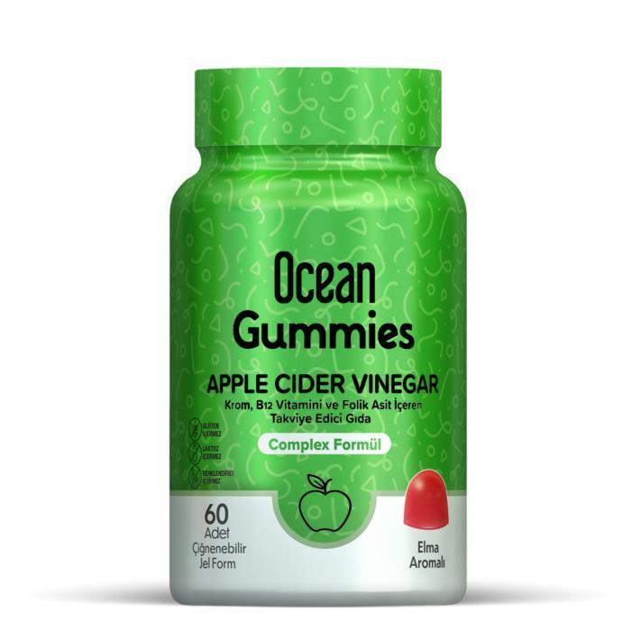 Ocean Gummies Apple Cider - Chewy Gel Supplement | 60 Count