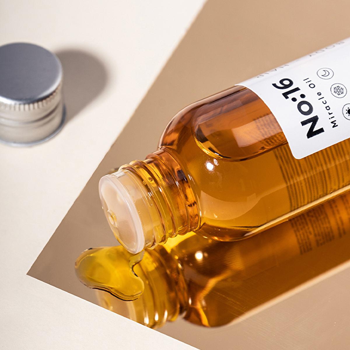 Sinoz Miracle Oil No:16 - Hydrating Face, Body & Hair Oil | Anti-Aging, Sensitive Skin & Dry Skin Treatment | Botanical Oil Complex