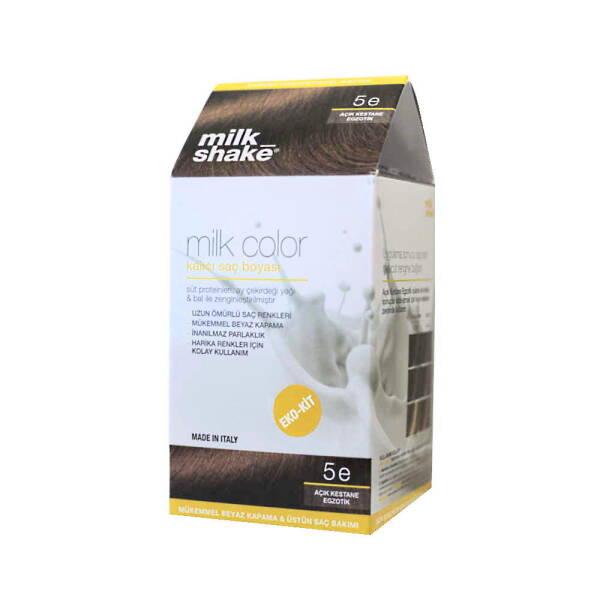 Milk Shake 5e Açık Kestane Egzotik Hair Dye - Easy At-Home Application, Long-Lasting Color