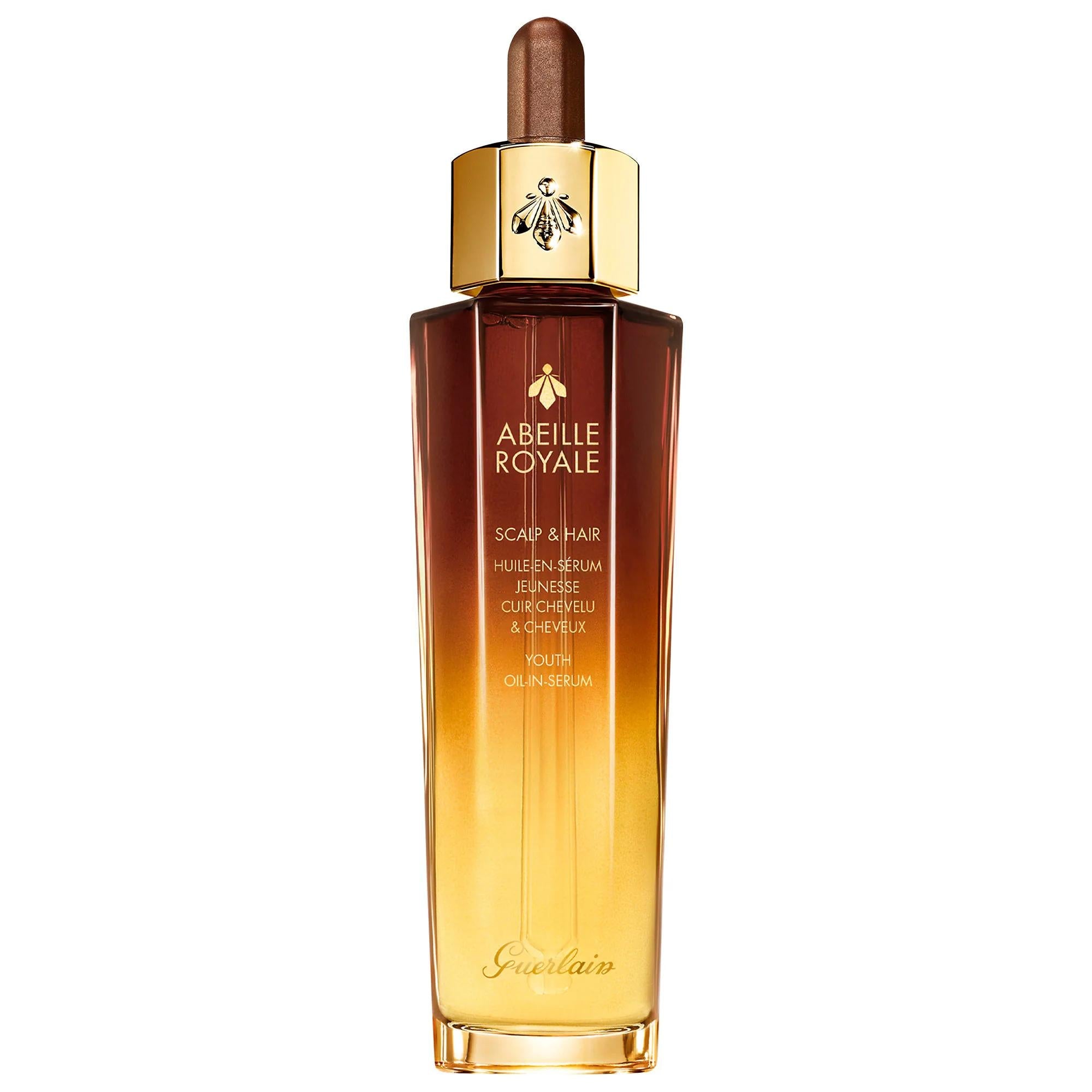GUERLAIN Abeille Royale Scalp & Hair Youth Oil in Serum - Natural Hair Care Serum for Thicker, Shinier Hair