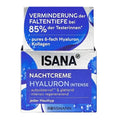 Isana Hyaluronic Night Cream - Anti-Aging Moisturizing Cream for Smooth Skin, 1.69 fl oz