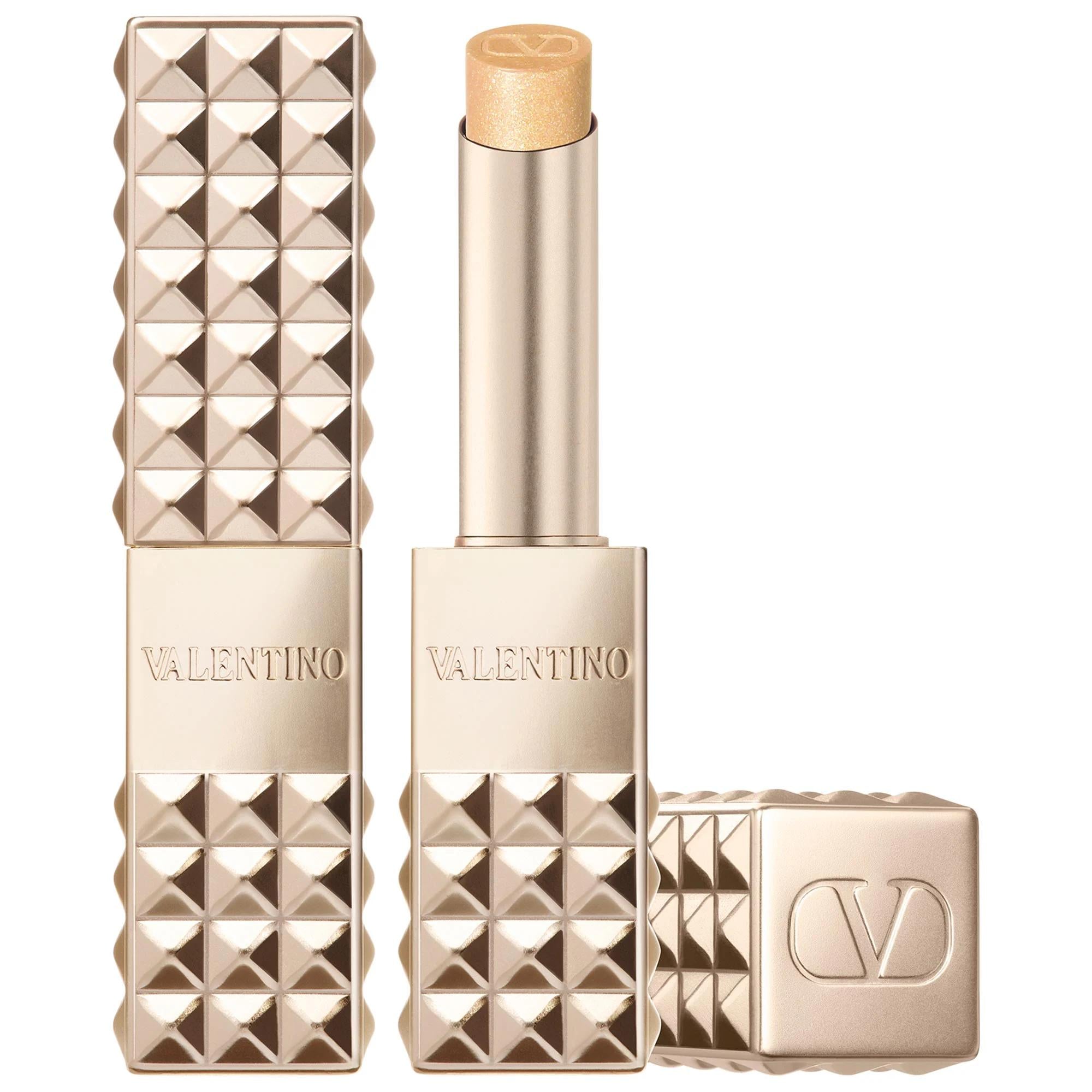 Valentino Shimmer Lipstick: Long-Wearing, Iridescent Shine, and Hydrating Comfort - Purple Shimmer Lip Color
