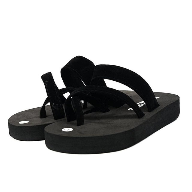 Women Summer Non-slip Platform Shoes Wedges High Heel Woman Outdoor Beach Slippers Sandals