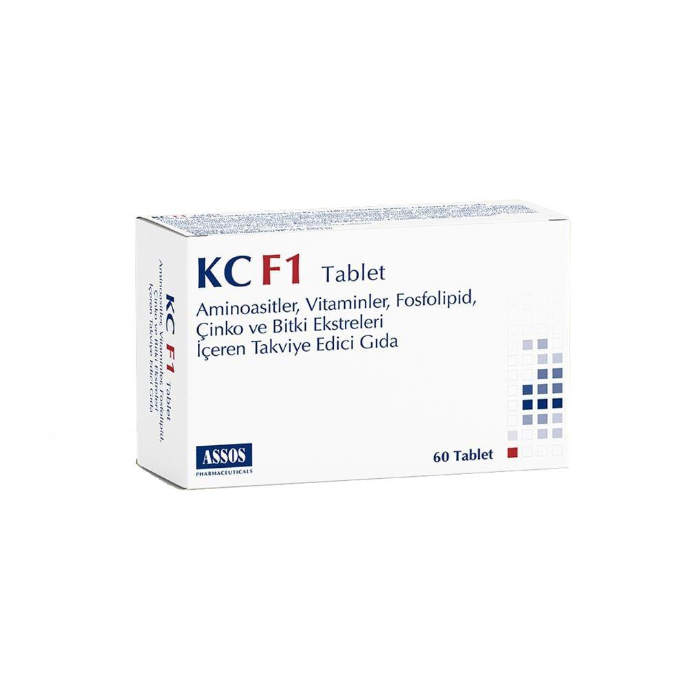 KC F1 Dietary Supplement for Liver Support & Energy - 60 Tablets