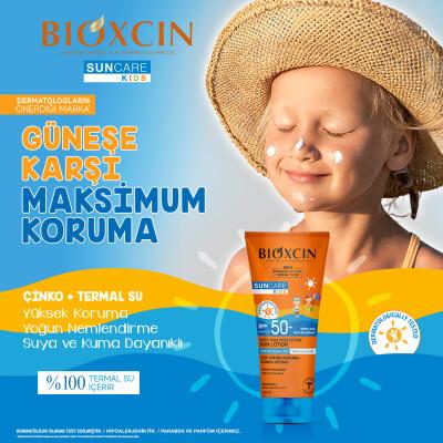 Bioxcin Children's Sunscreen Lotion SPF 50+ - Hypoallergenic, Paraben-Free, Water Resistant - 6.76 fl oz