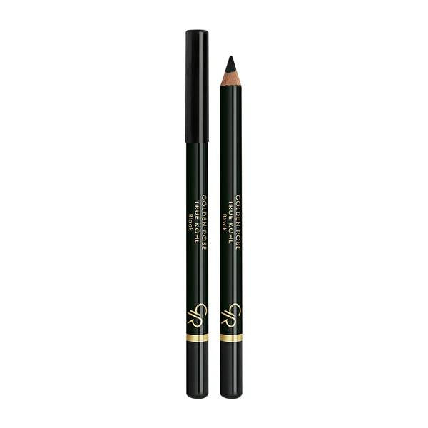 Golden Rose True Kohl Black Eyeliner - Intense, Mysterious Eyes with Soft Texture