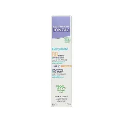 Eau Thermale Jonzac Rehydrate BB Cream Spf10+ - Hydrating & Sun Protection for Sensitive Skin, Medium Shade, 40ml