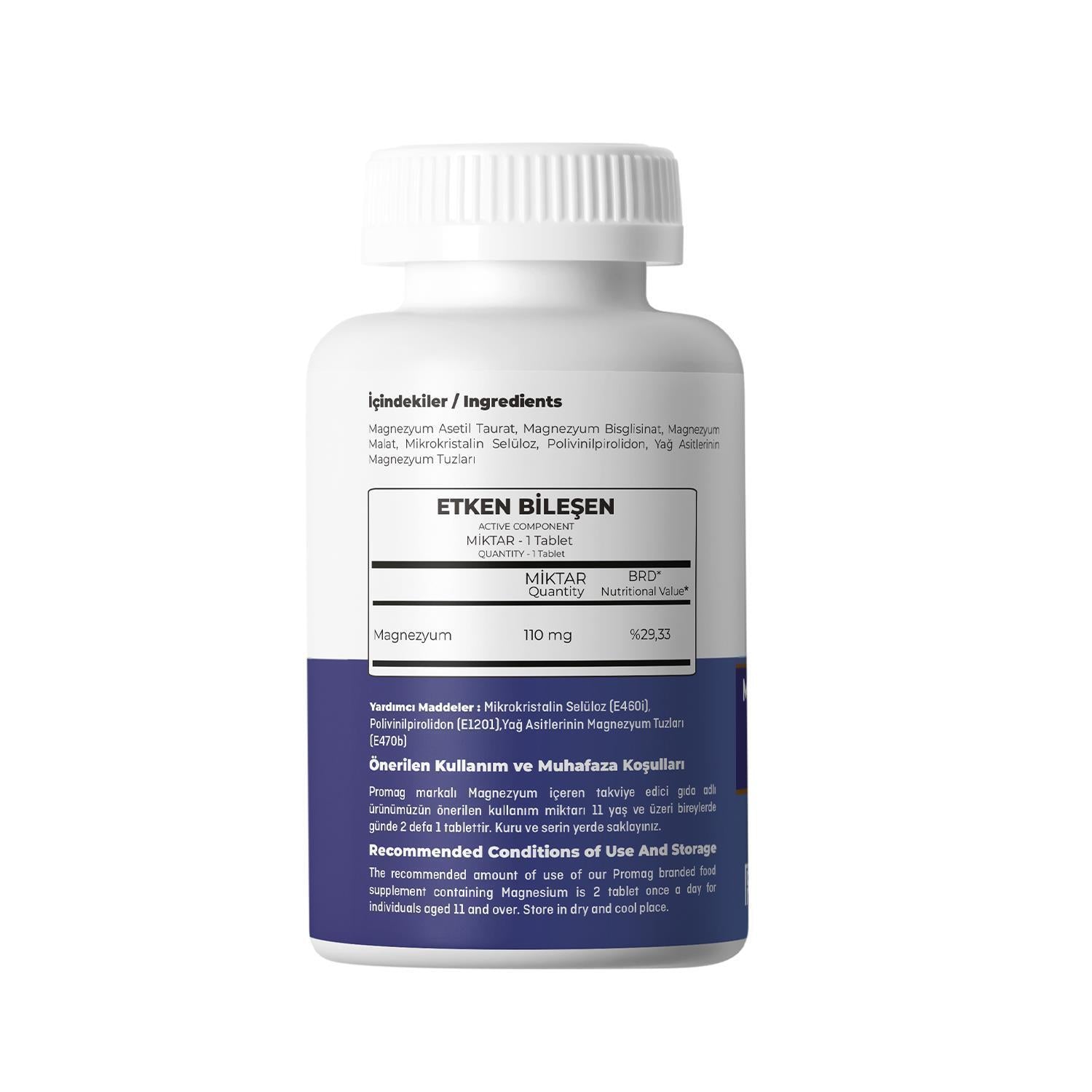 PF Promag Magnesium 60 Tablets for Adults