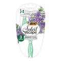 Bic Women's Disposable Razor - 3-Blade Lavender & Eucalyptus Scented for Sensitive Skin