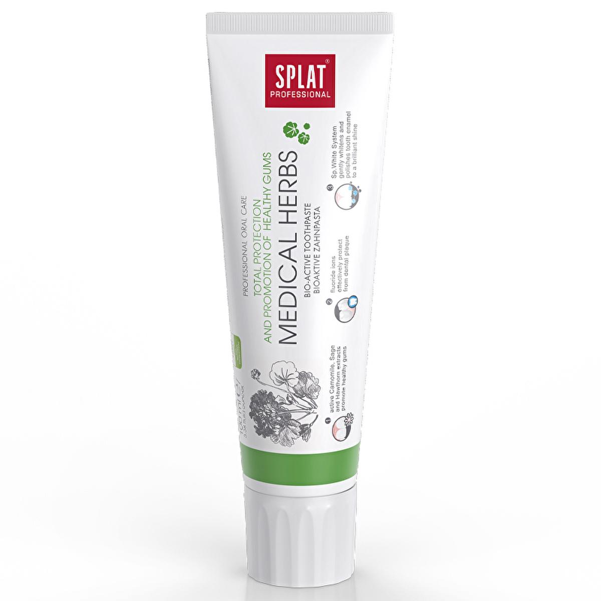 Splat Professional Medical Herbs Toothpaste 3.38 fl oz - Natural Herbal Oral Care for Healthy Gums and Teeth