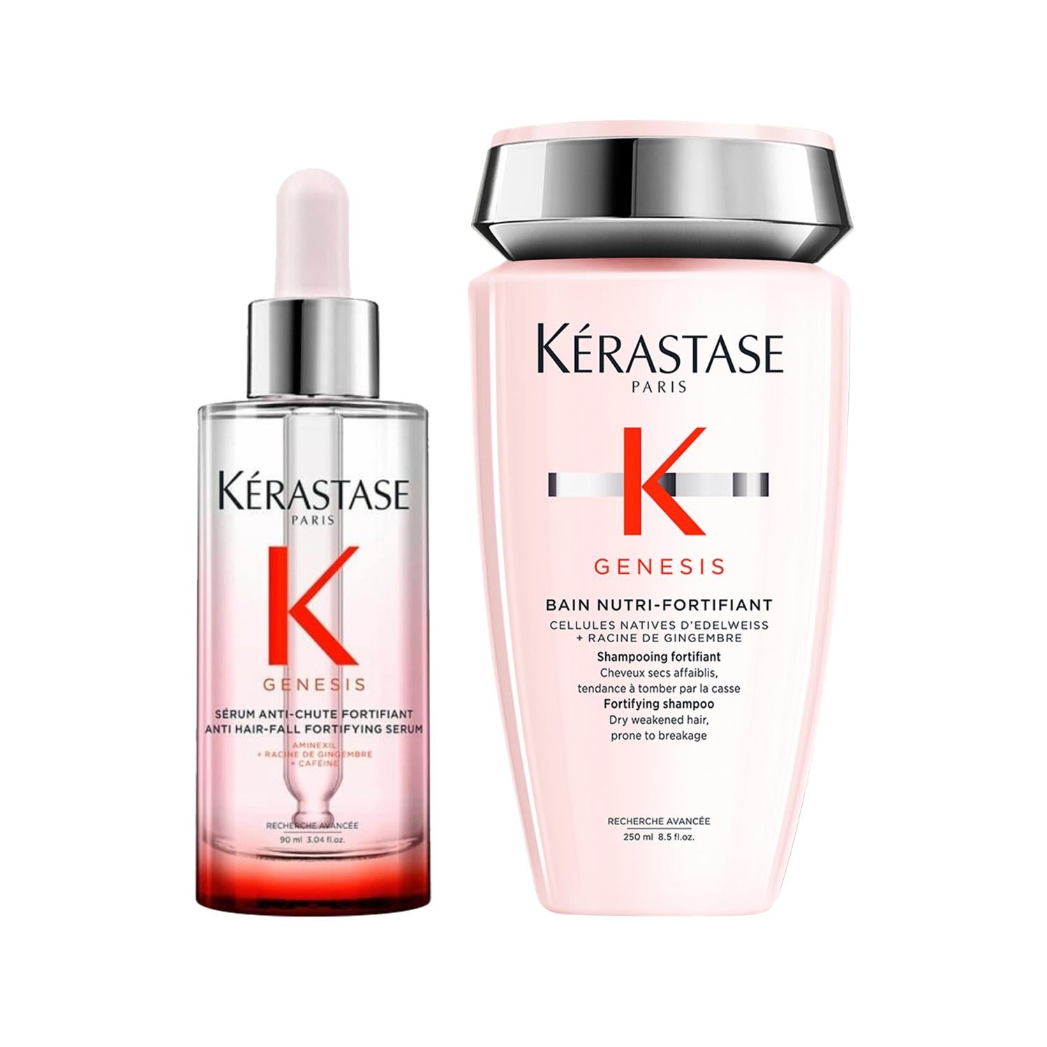 Kerastase Genesis: Complete Anti-Hair Fall Hair Care Set | Strengthens Hair & Reduces Breakage for Thicker, Fuller Hair