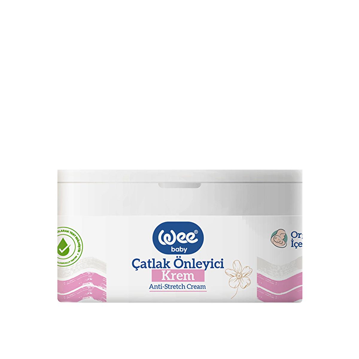 Wee Baby Organic Diaper Cream, 5.07 fl oz - Natural, Vegan, Dermatologically Tested Baby Care