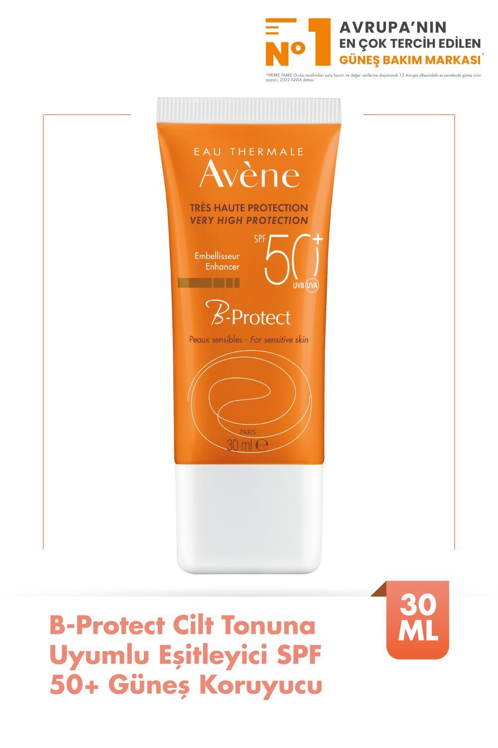 Avene B-Protect SPF50+ Sunscreen for Sensitive Skin - Non-Greasy, Antioxidant-Rich Formula