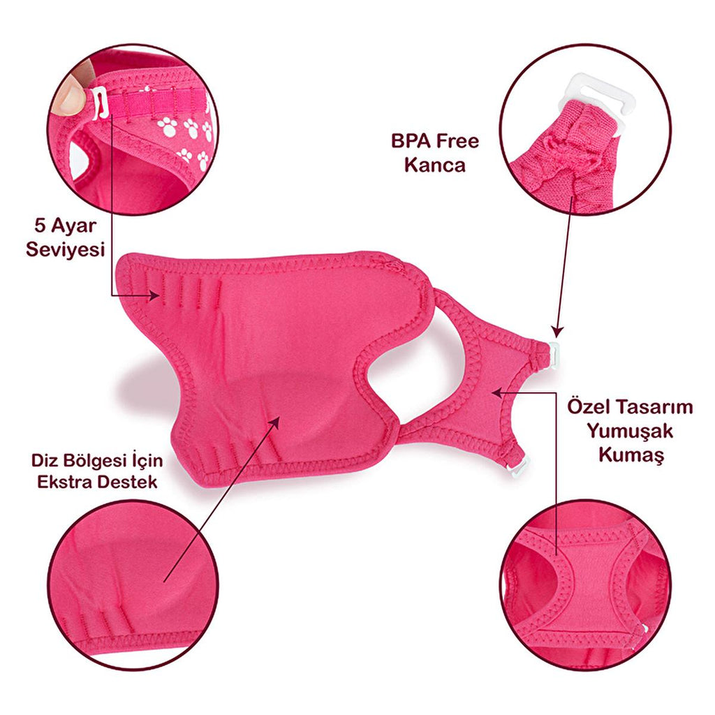 Sevi Bebe Baby Knee Pad - Ergonomic Crawling Support for Infants - Adjustable, Non-Slip Knee Protection