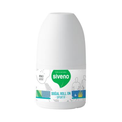 Siveno Natural Roll-On Deodorant: Organic Lavender & Tea Tree, Aluminum-Free, Fresh Scent, Sensitive Skin & Active Lifestyle