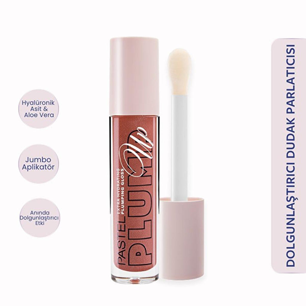 Pastel Profashion Plump Up Extra Hydrating Plumping Gloss 202 - Vegan Hydrating Lip Gloss with Plumping Effect