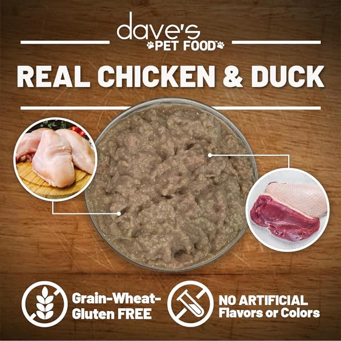 Dave's Chicken and Duck recipe in Saucey Pate (5.5oz)