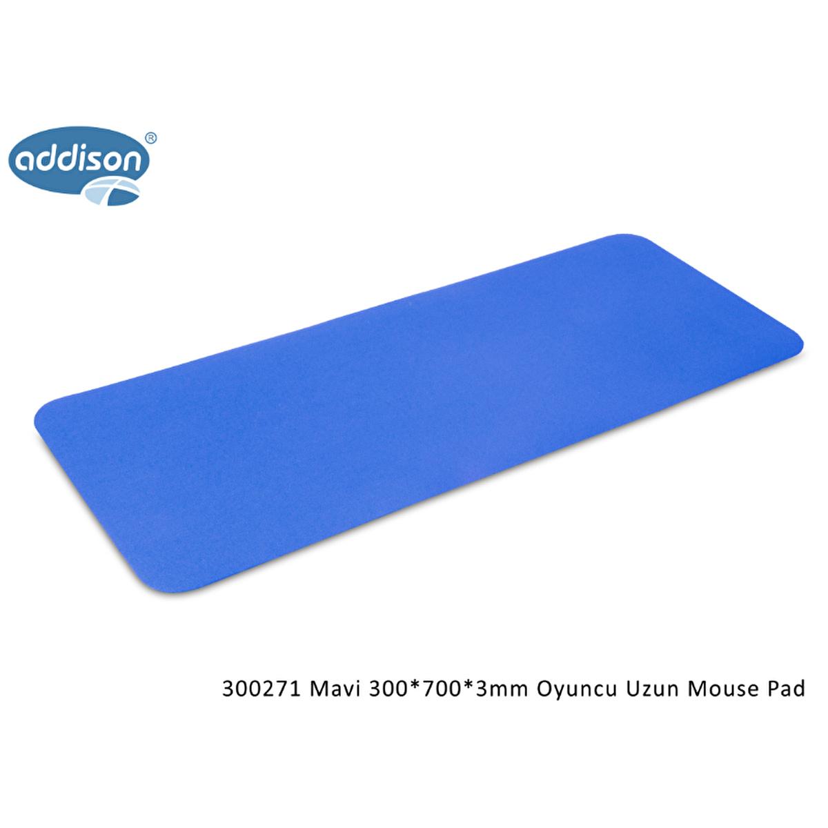 Addison Extended Gaming Mouse Pad (300x700) - Non-Slip, Smooth Surface for Enhanced Precision & Control - Large Mouse Mat