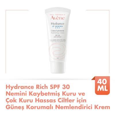 Avene Hydrance UV-Rich Moisturizing Cream SPF 30 - Hydrating, Non-Greasy, Sun Protection for Dry Skin