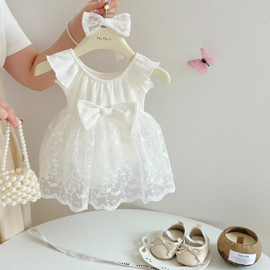 Baby Dress Romper, Thin Cotton Baby Girl Onesie