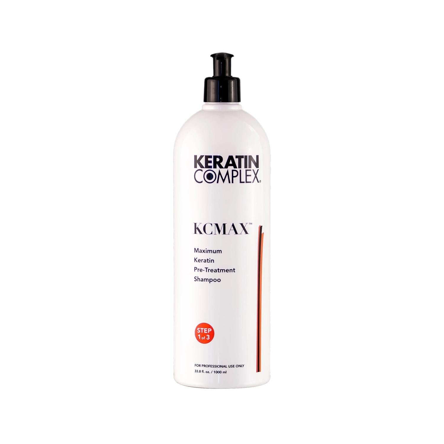 KCMAX Keratin Complex Maximum Keratin Pre-Treatment Shampoo - Repairs & Strengthens Hair, 1000ml