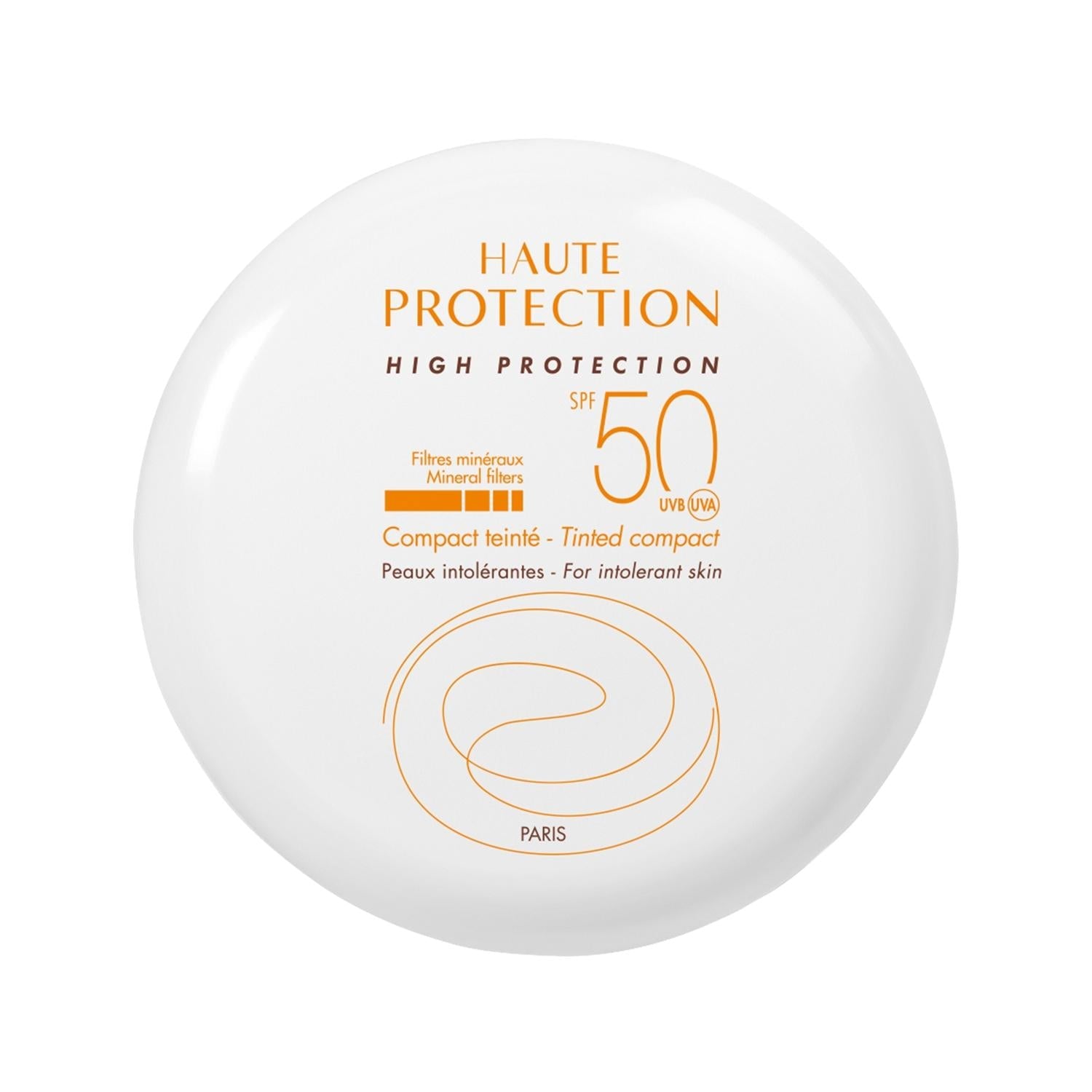 Avene Mineral Sunscreen Compact Tinted SPF 50+ - Portable Sun Protection for Sensitive Skin
