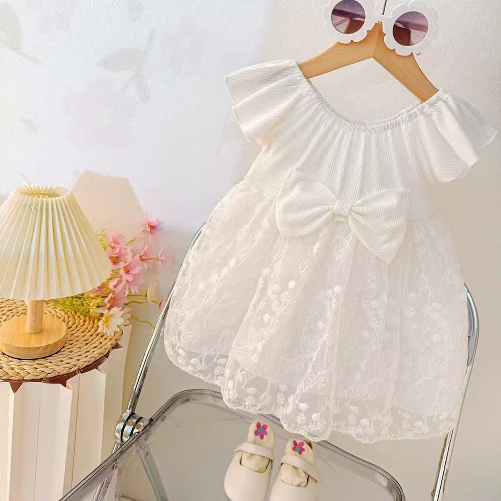 Baby Dress Romper, Thin Cotton Baby Girl Onesie