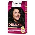 Palette Deluxe Black Hair Dye - Intense Color, 100% Grey Coverage, Long Lasting Shine - Permanent Hair Color Kit