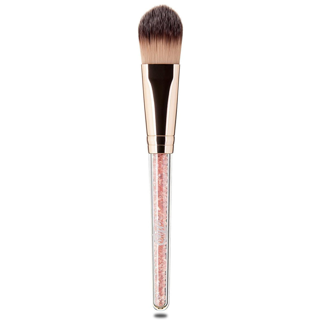 Eklips Pro Shine: Tapered Foundation Brush for Flawless Makeup - Precise Application, Blending, and Full Coverage