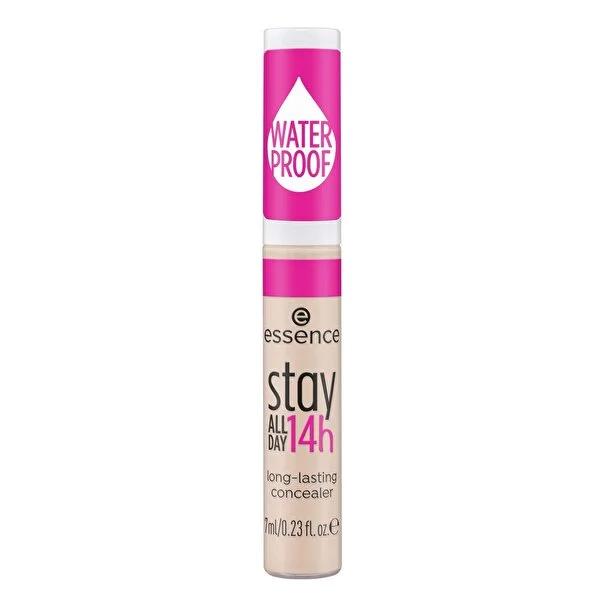 Essence Stay All Day 14h Long Lasting Concealer - Light Honey, Full Coverage, Waterproof, Matte Finish, Transfer-Proof Concealer for Dark Circles