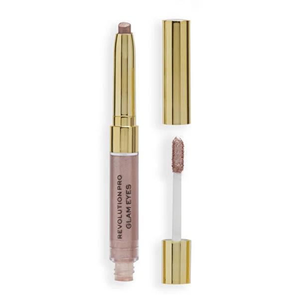 Revolution Pro Glam Eyeshadow Duo Hypnotic: Creamy Pencil & Glitter Gel for Effortless Glam, Vegan, Cruelty-Free, Highly Pigmented, Blendable, Long-Lasting