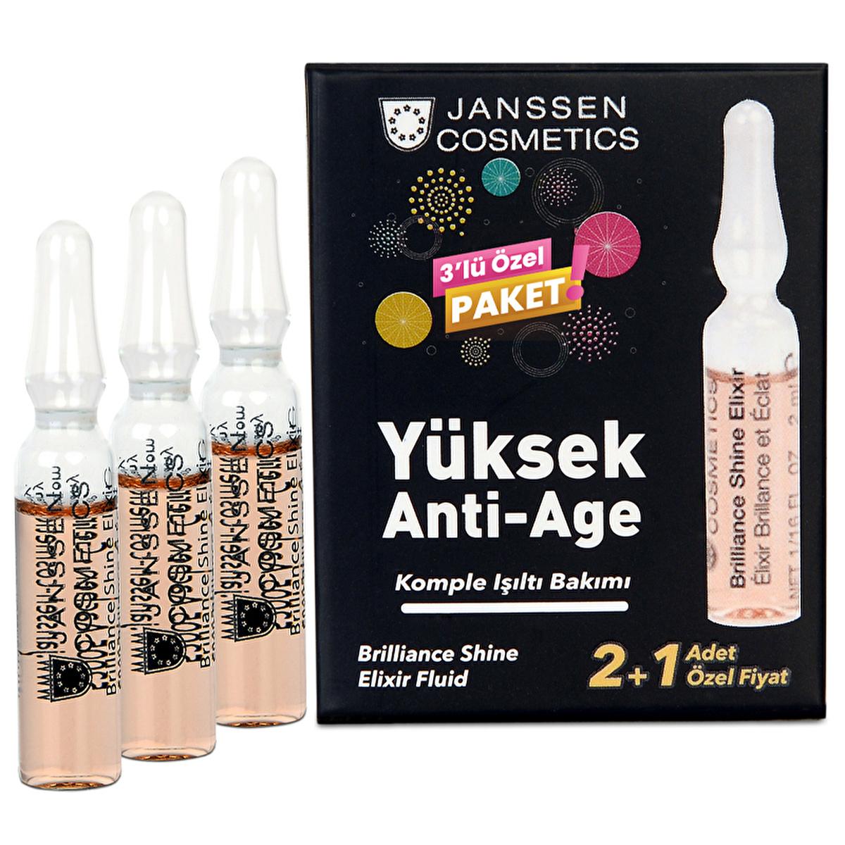 Janssen Cosmetics Anti-Wrinkle Eye Serum Ampoules - Anti-Aging Skincare with Peptide Complex & Hyaluronic Acid