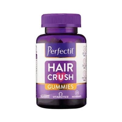 Vitabiotics Perfectil Hair Crush 60 Gummies - Promotes Healthy Hair Growth with Vitamins & Minerals