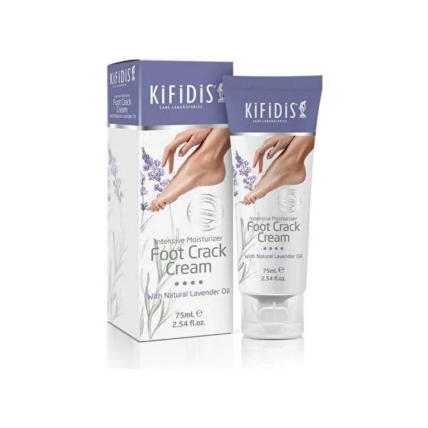 Kifidis Foot Crack Cream: Repair Dry, Cracked Heels & Eliminate Odor with Shea Butter & Lavender - 2.54 fl oz